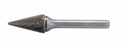 Фреза по металлу ABRABORO Тип M, 12 x 71/22 - острый конус TCT