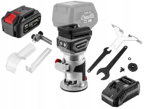 Energy+ 18V GRAPHITE 4H Акумуляторний безщітковий фрезер НАБІР