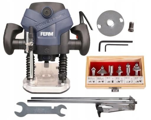 Фрезер мощностью 1300 Вт с фрезами FERM