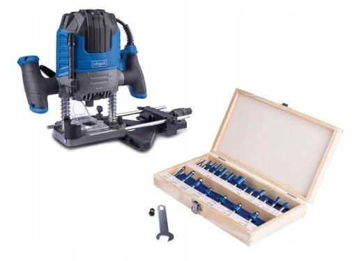 Фрезер Scheppach WRT1200 + набор фрез в чемодане.