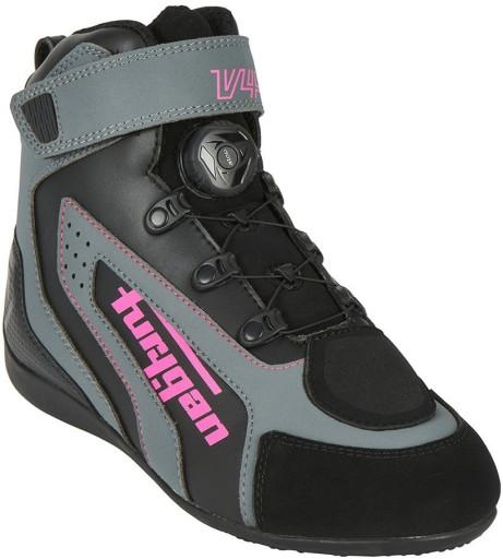 Жіноче взуття Furygan V4 EASY D3O чорно-рожево-сірий 40