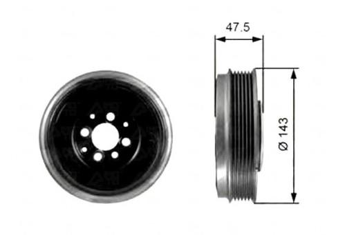 GAT-TVD1003-ZS1 - ШКИВ ВАЛА ВОРОТ