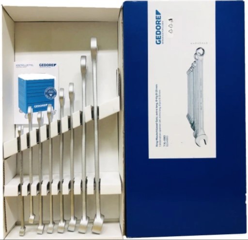 GEDORE Набір комбінованих ключів 8-19 мм EXTRA LONG Зроблено в Німеччині