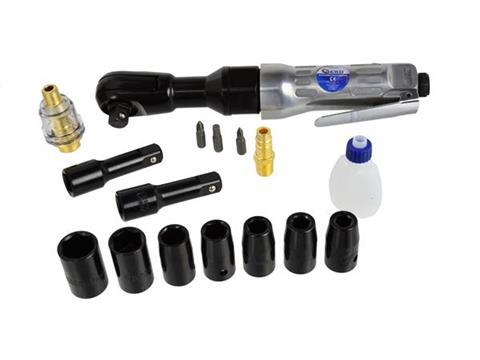 ПНЕВМАТИЧЕСКАЯ УДАРНАЯ ТРЕЩОТКА GEKO + НАСАДКИ 1/2