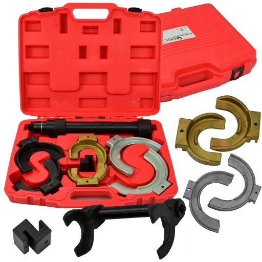 НАБОР СЪЕМНИКОВ ПРУЖИН GEKO MCPHERSON MECHANICAL STRONG 1.5T, КОВАННЫЙ 1500 кг