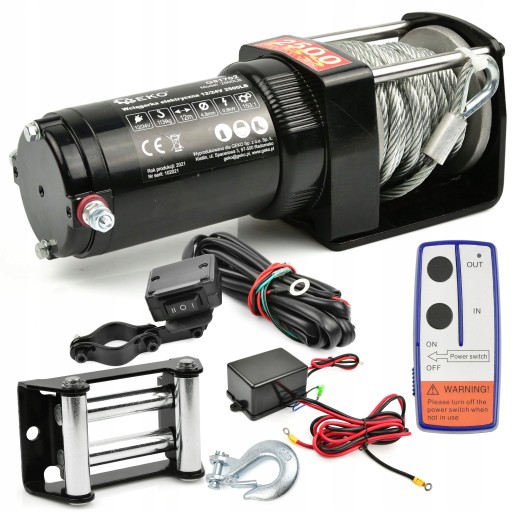 Электрическая лебедка GEKO 12В 2500LB G81702