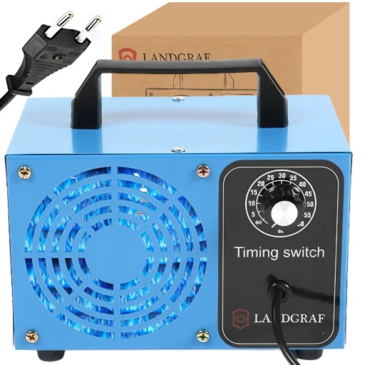 ГЕНЕРАТОР ОЗОНУ ПОТУЖНИЙ ОЧИЩУВАЧ ПОВІТРЯ 60000 МГ/ГОД ОЗОНАТОР + ТАЙМЕР