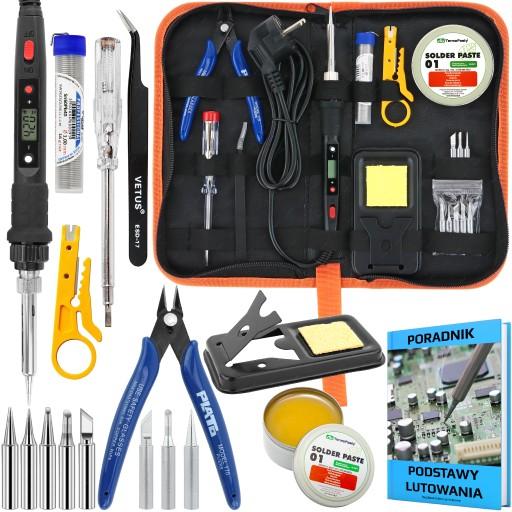 НАБІР ПАЯЛЬНИКА BRILLIANT 80ВТ В КЕЙСІ 19 ПРЕДМЕТІВ. ПОСІБНИК ЩОДО ПОДАРУНКІВ