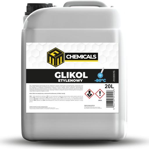 ЕТИЛЕНГЛІКОЛЬ КОНЦЕНТРАТ сонячної охолоджувальної рідини -80°C 20л