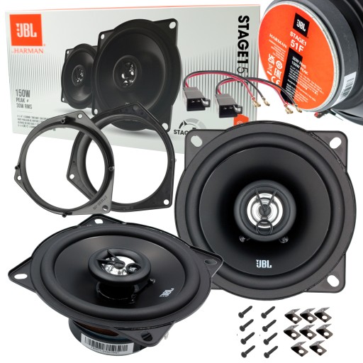 ДИНАМИКИ JBL 130 мм + проставки для FIAT GRANDE PUNTO EVO BRAVO 2 II ЗАДНИЕ ДВЕРИ