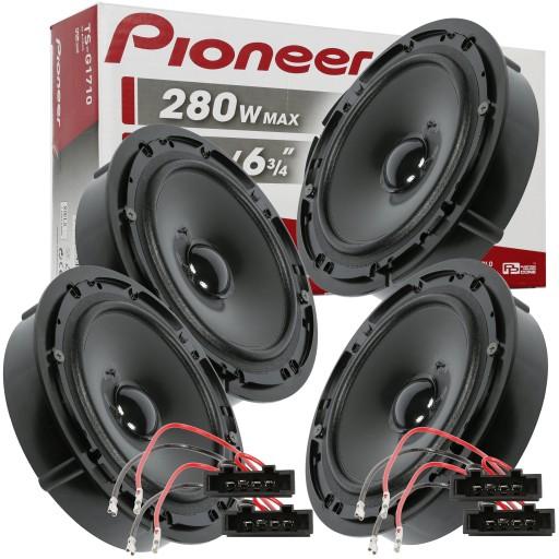 Колонки PIONEER 4шт VW PASSAT B5 GOLF 4 спереди вы