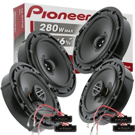 Колонки PIONEER 4шт VW PASSAT B5 GOLF 4 спереди вы