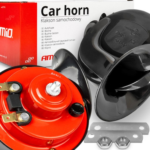 AMIOHORN12V - LOUD Snail Horn Horn 12V 100DB для автомобіля мотоцикла 12V