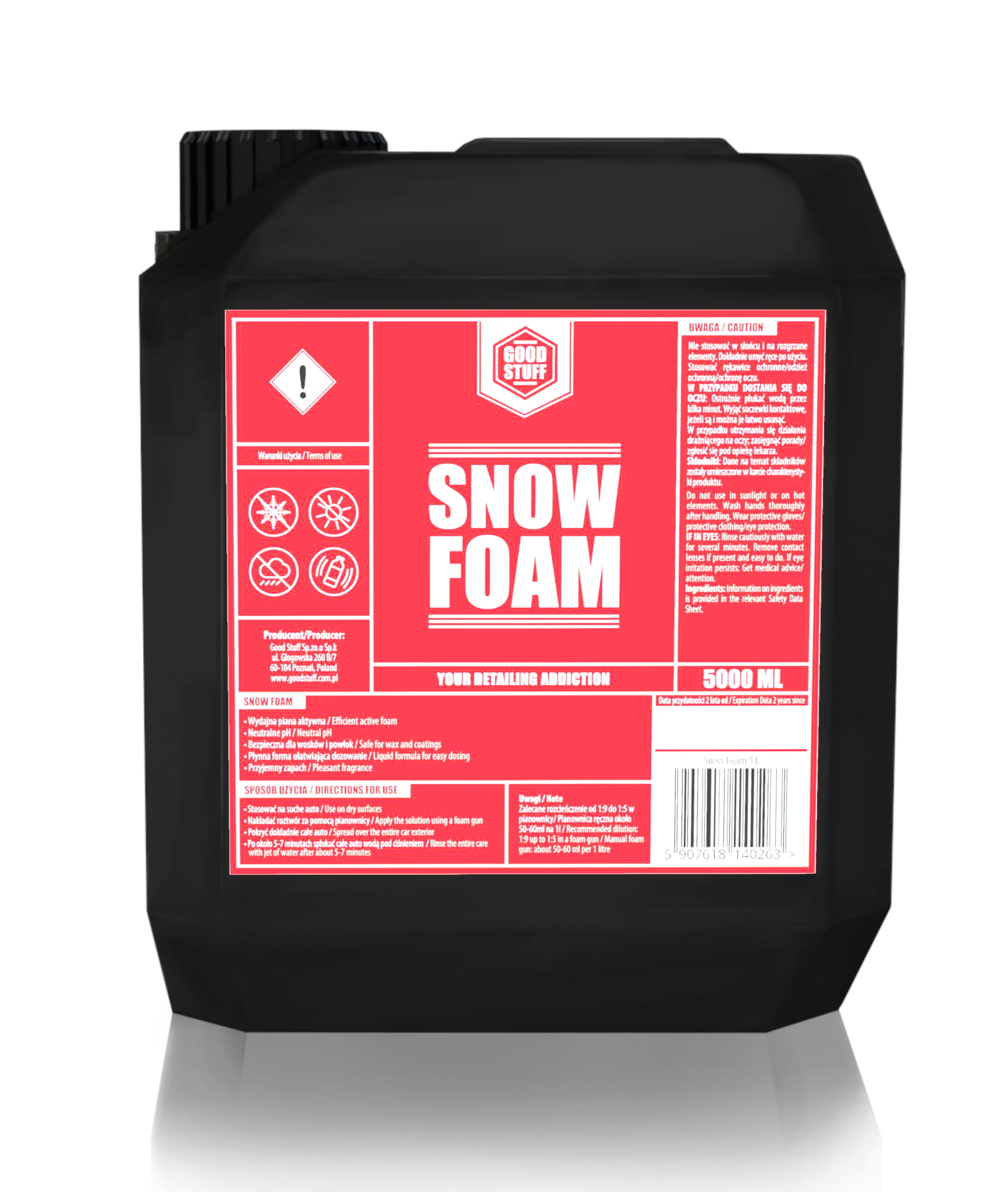 GOOD STUFF SNOW FOAM 5L АКТИВНАЯ ПЕНА