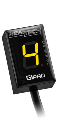 Gpdt-HA2 индикатор уровня Healtech GIPRO-DS G2 Harley D-желтый