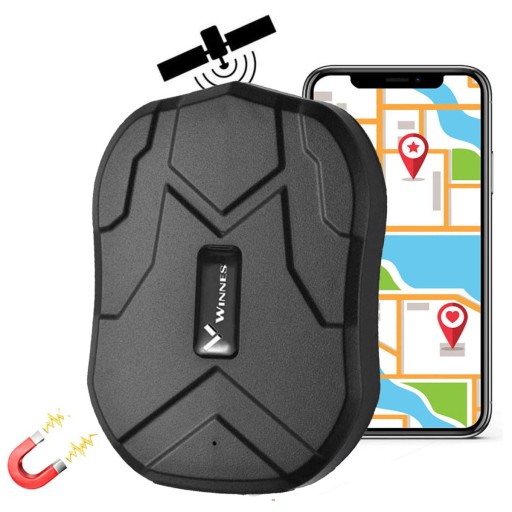 GPS-трекер для транспортных средств Водонепроницаемый локатор автомобилей в реальном времени с магнитом