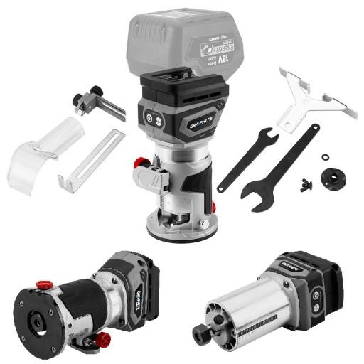 GRAPHITE 58GE140 Безщітковий фрезер 18В