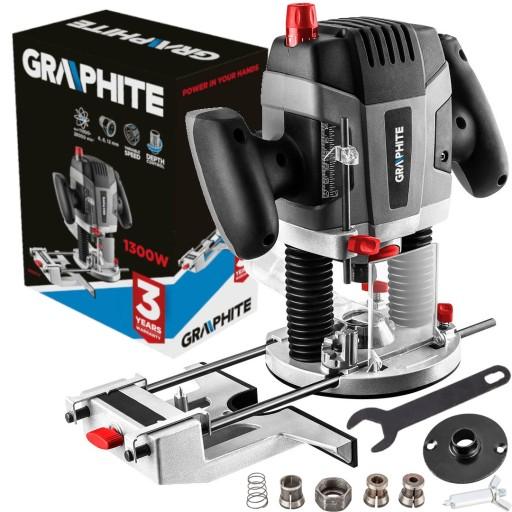 ГРАФИТОВЫЙ ФРЕЗЕРНЫЙ СТАНОК ДЛЯ ДЕРЕВО ПЛАСТМАСС АЛЮМИНИЯ 1300Вт 6-12мм