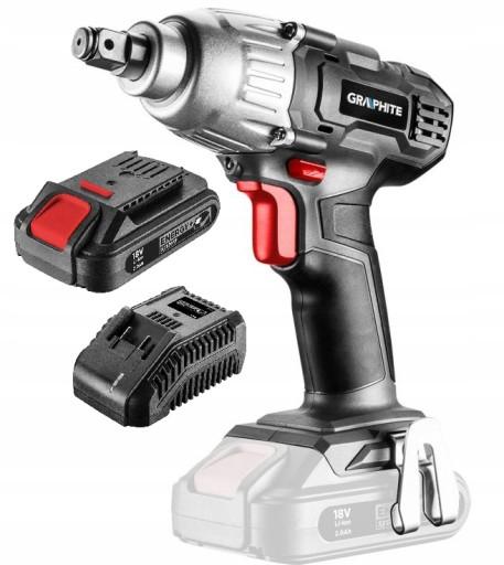 Ударний гайковерт GRAPHITE AKU Energy+ 18V 2 AH