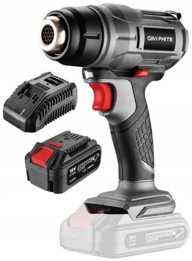 Аккумуляторная тепловая пушка GRAPHITE Energy+ 18В 4Ач