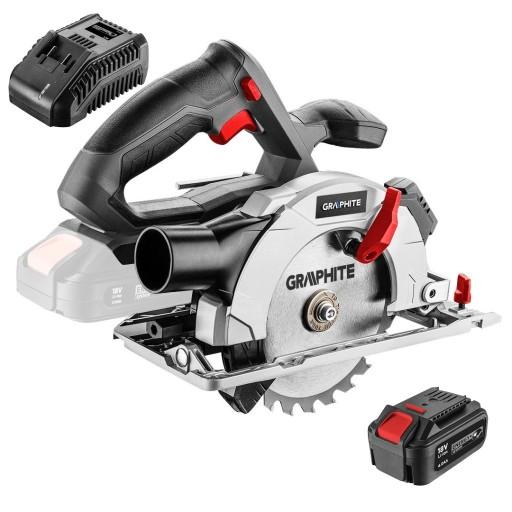 ГРАФИТОВАЯ ПИЛА ЦИРКУЛЯРНАЯ ПИЛА + АККУМУЛЯТОР 4 Ач + ЗАРЯДКА