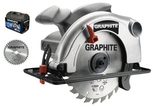 ГРАФИТОВАЯ ПИЛА ЦИРКУЛЯРНАЯ ПИЛА KRAJZEGA1200W 185мм 58G488 +2 ДИСКОВ + КОРПУС