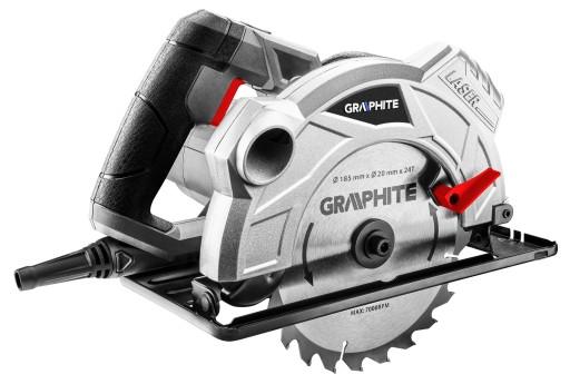 Пила циркулярна GRAPHITE 1500W 58G492 + ЛАЗЕР