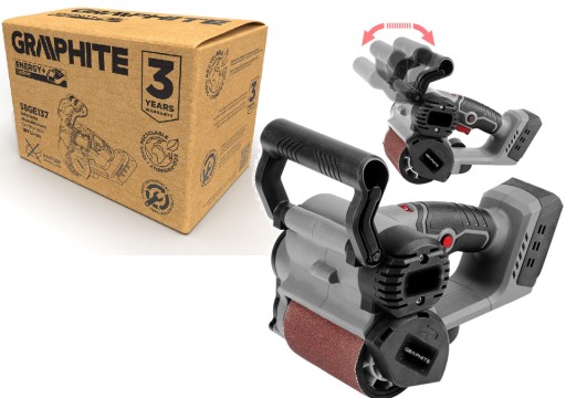 Графитовая Сатинировочная машина Energy + 18V 58GE137 SOLO BODY