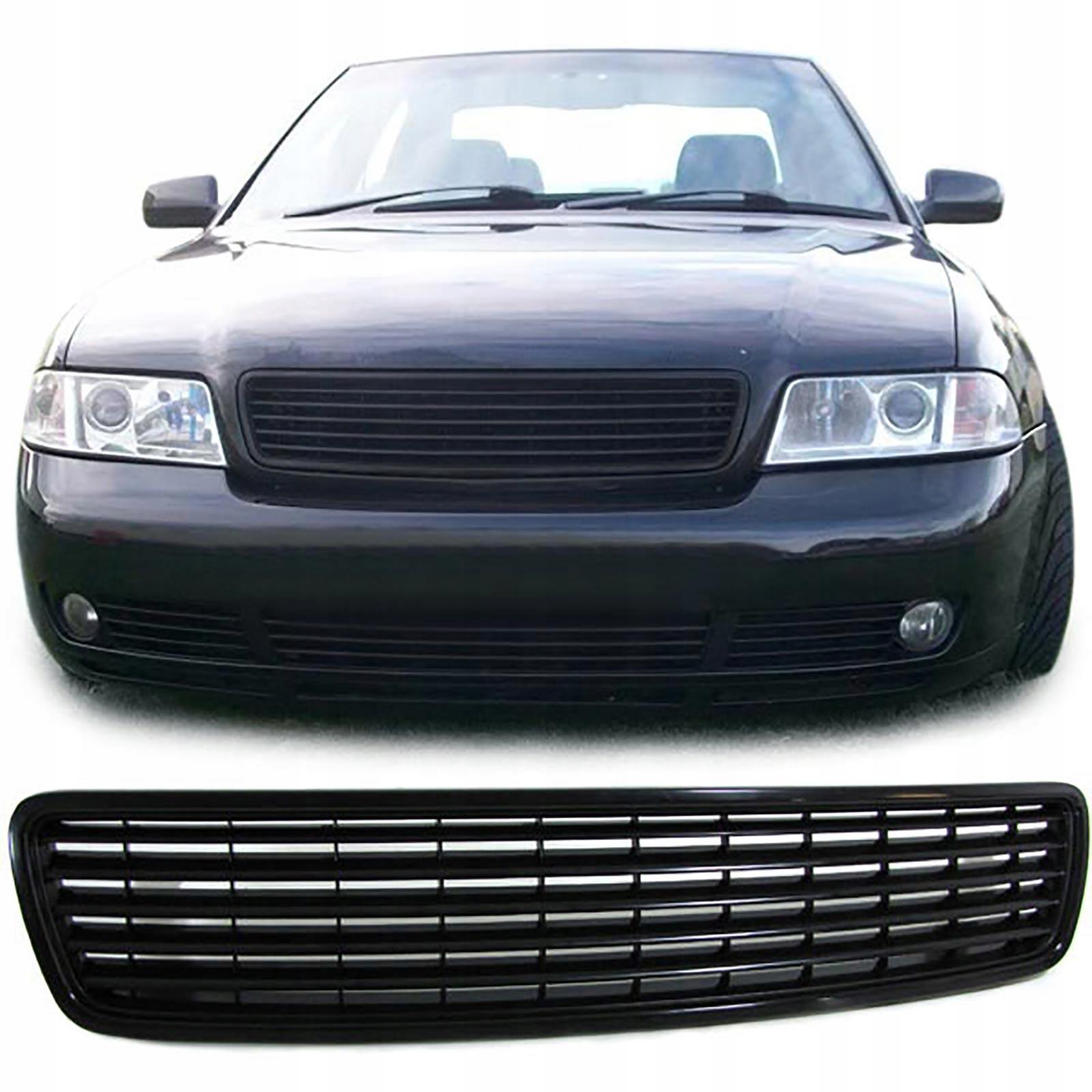 Решетка радиатора Audi A4 B5 94-00 BLACK без логотипа