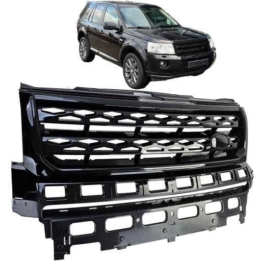 J42154BM - Решітка LAND ROVER FREELANDER 2 07-14 ЧОРНА