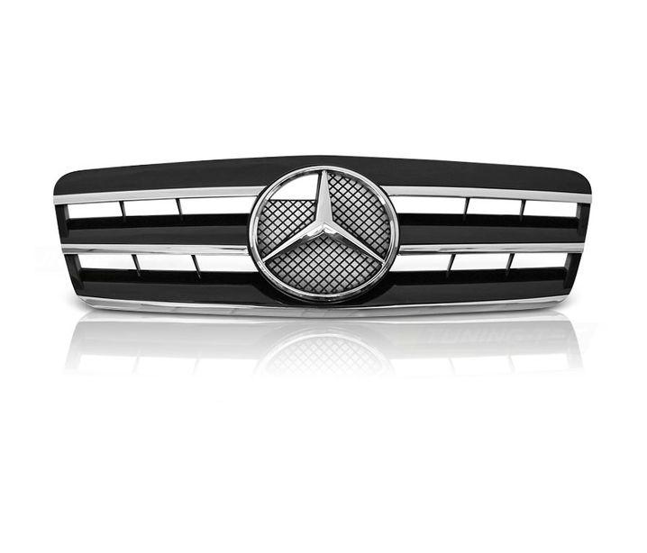 Решітка радіатора Mercedes W208 CLK BLACK хром