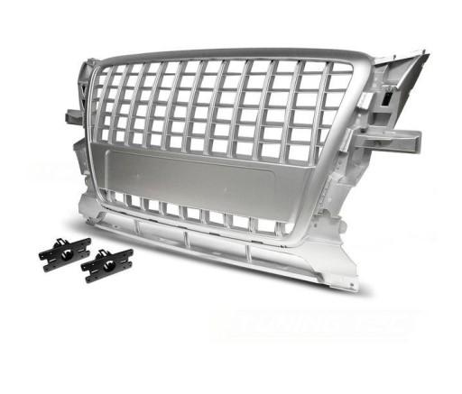 Решітка AUDI Q5 08-09. 12 SILVER S-LINE STYLE