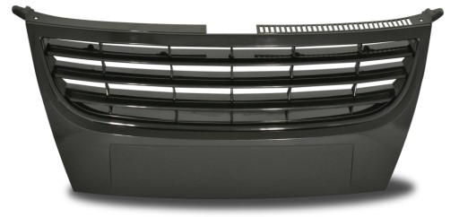 Решетка радиатора БЕЗ ЗНАЧКА VW TOURAN 2 06-09 ЧЕРНАЯ РЕШЕТКА