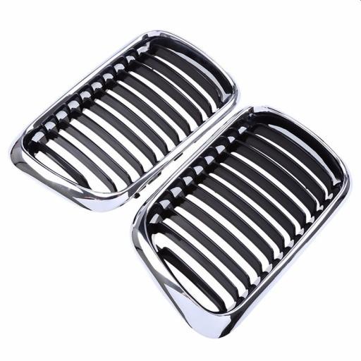 Гриль хром черный правый + левый BMW E38 1999+