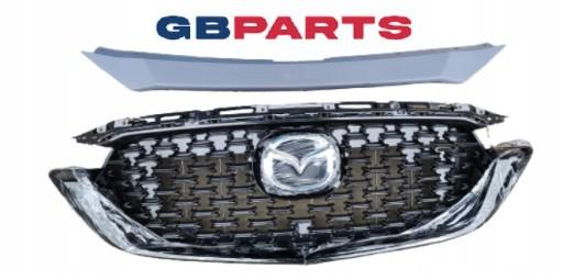 Решетка радиатора ЧЕРНЫЕ ПОЛОСЫ MAZDA CX5 2022-