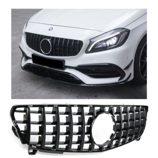 MERCEDES W176 9/15-18 AMG LOOK B PANAMERICANA решітка