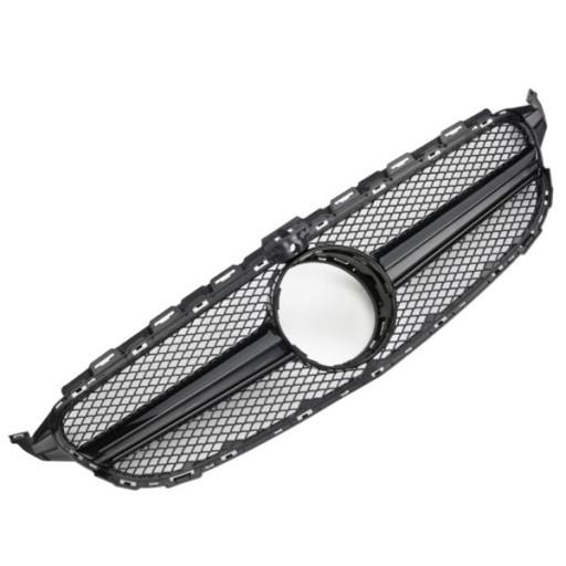 Гриль Mercedes W205 14-18 LOOK AMG C63 360K BLK