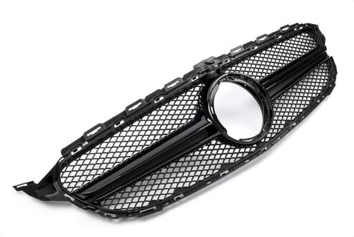 Гриль Mercedes W205 c 2018-C63 AMG look BLACK KAM