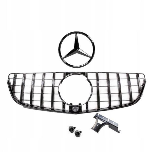 Гриль MERCEDES W207 13-17 черный логотип PANAMERICANA