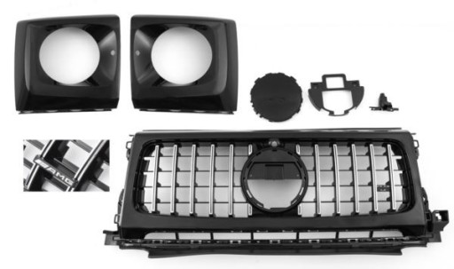 MERCEDES W463 G AB 18 решітка - PANAMERICANA AMG OPTI