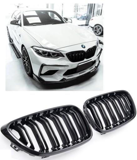 Решітка радіатора BMW F22 F23 чорний ПОЛСИК look M2