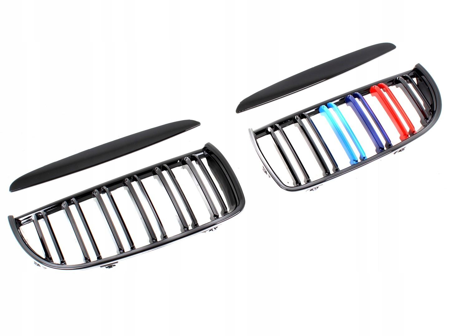 Гриль почки черный черная тень BMW E90 E91 04-08