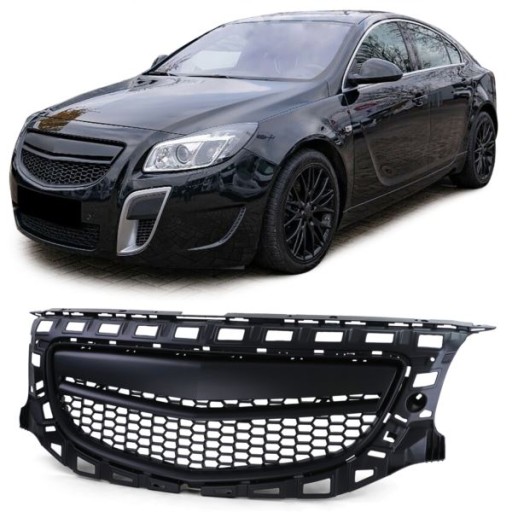 РЕШІТА ПЕРЕДНЯ БЕЗ БЕЙДЖА OPEL INSIGNIA 08-13 BLK