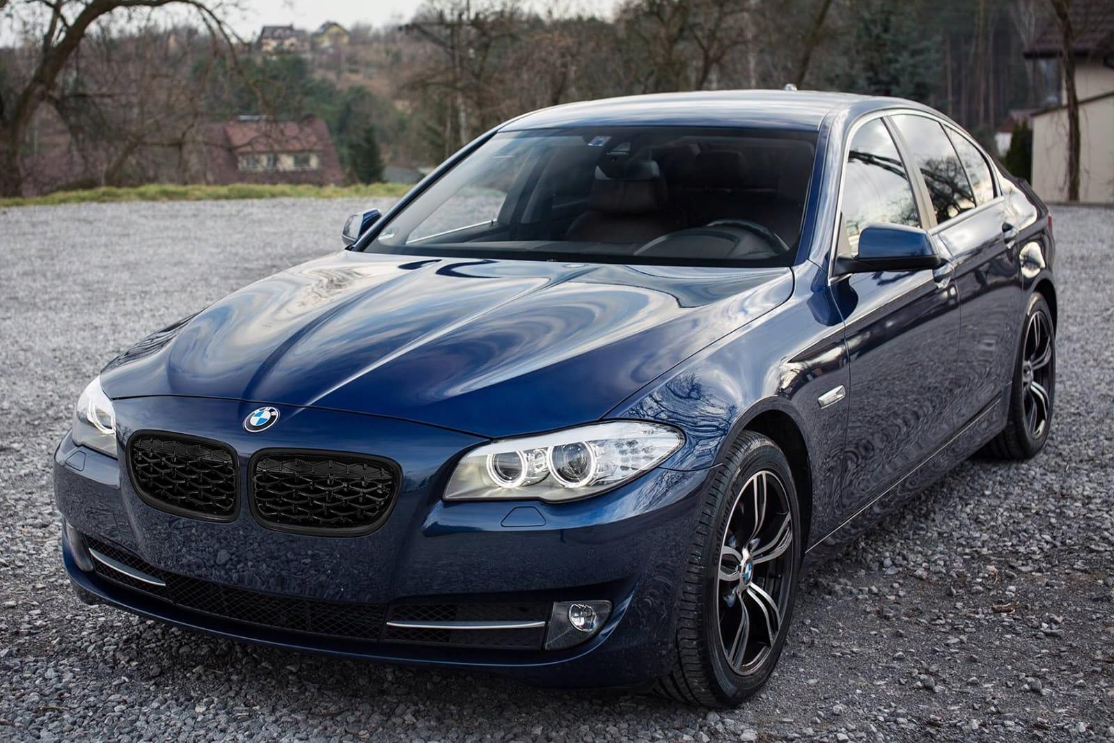 Передня решітка чорний алмаз BMW 5 серії F10 09-17