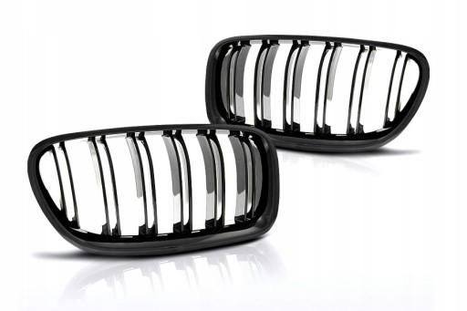 Передняя решетка радиатора BMW F10 / F11 M5 черный глянец