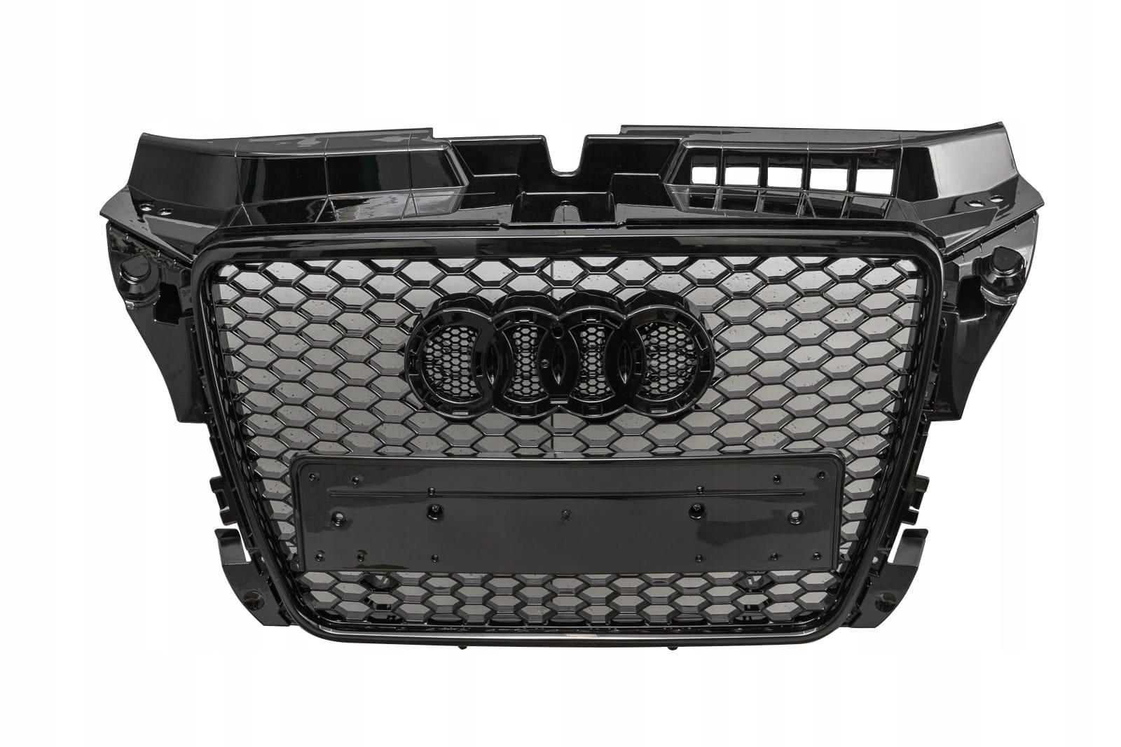 Гриль стайлинг на RS3 черный AUDI A3 8P 08-13