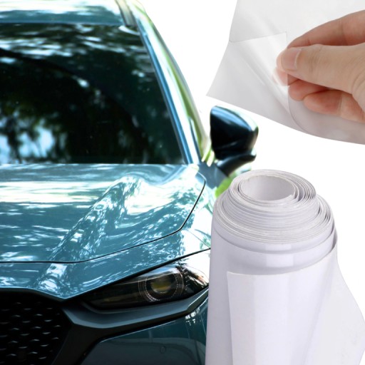 ТОЛСТАЯ ПРОЗРАЧНАЯ ЗАЩИТНАЯ АВТОМОБИЛЬНАЯ ПЛЕНКА, ПРОЗРАЧНЫЙ ПЛАСТИК, 300см