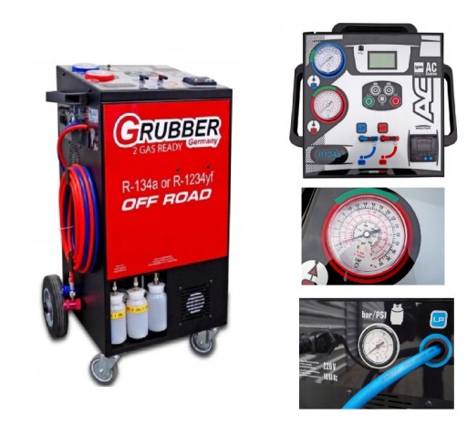 СТАНЦІЯ КОНДИЦІОНЕРУ GRUBBER R134A/1234YF OFF-ROAD