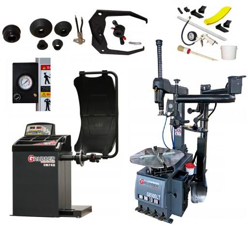 GRUBBER комплект вулканізації монтажний верстат балансувальний верстат