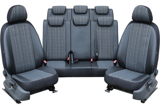 ТОВСТІ МІРІВНІ ЧОХЛИ НА АВТОБУС RENAULT TRAFIC 8m SPACECLASS з функцією сну